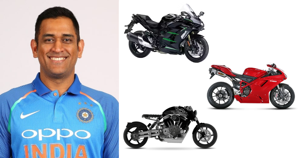 MS Dhoni – Kawasaki Ninja H2